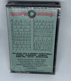 NEW Sealed We Wish You a Merry Christmas, Various Artists, Music Cassette Tape